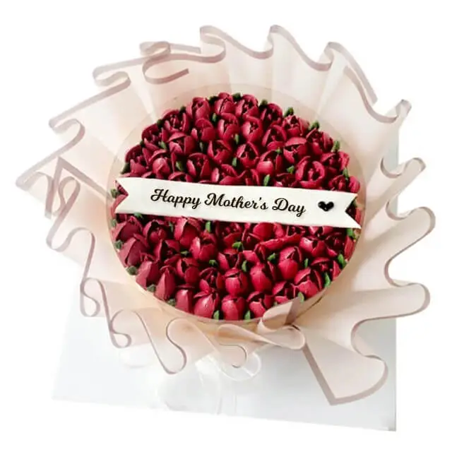 Bouquet Cake Tulip Flower D.14