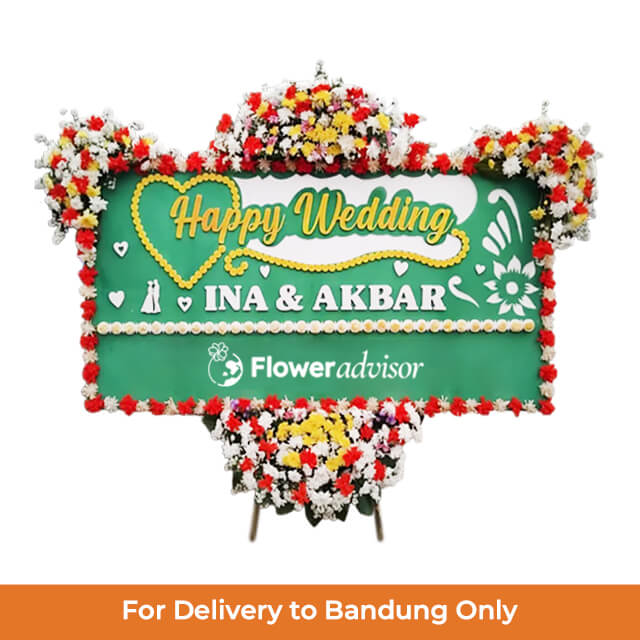 Papan Bunga Pernikahan Tunas Cinta