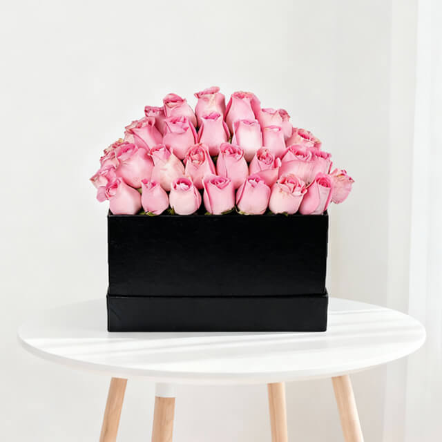 40 Pink Roses